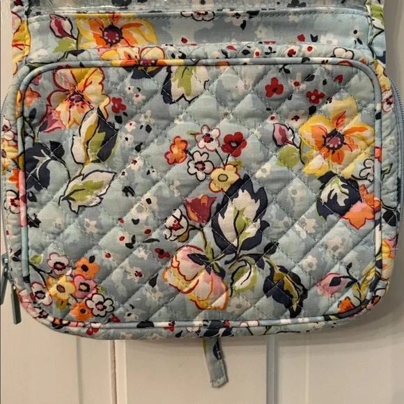 Vera Bradley Floating Garden Blue Floral Hanging Toiletry Bag & Jewelry Case EUC - Picture 9 of 14
